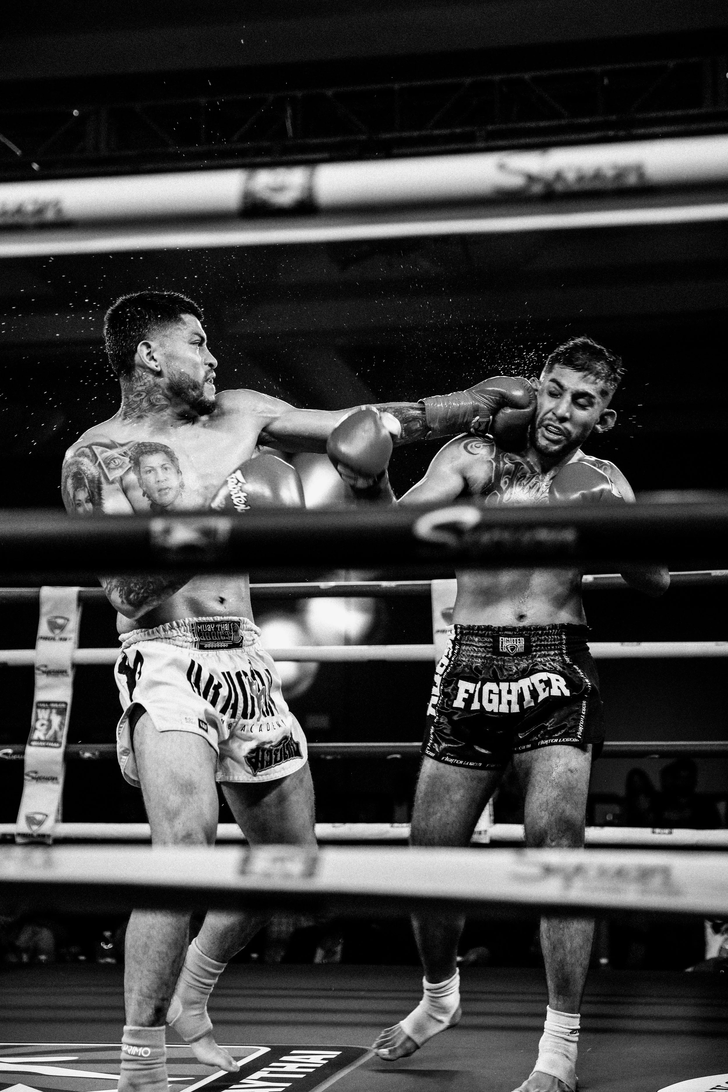 muay thai fight photography