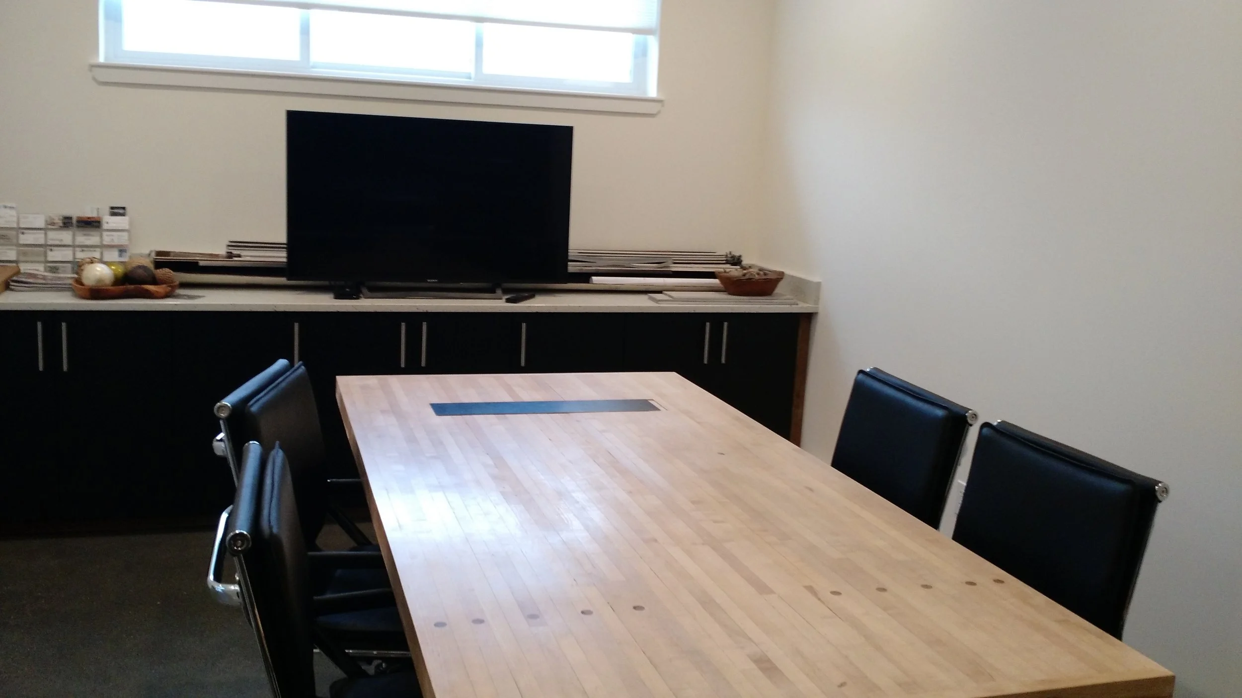 Conference room. We're working making this look less legal and more party