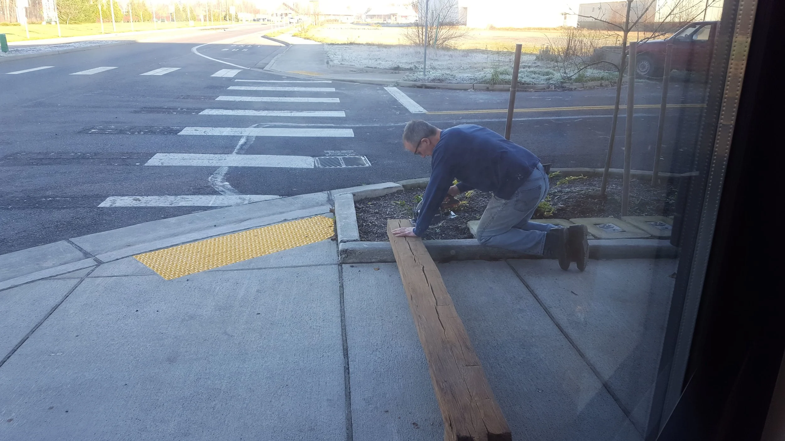 The official Haven shop. We do all our best work here. When you pay to put in the sidewalk you can do whatever you want.