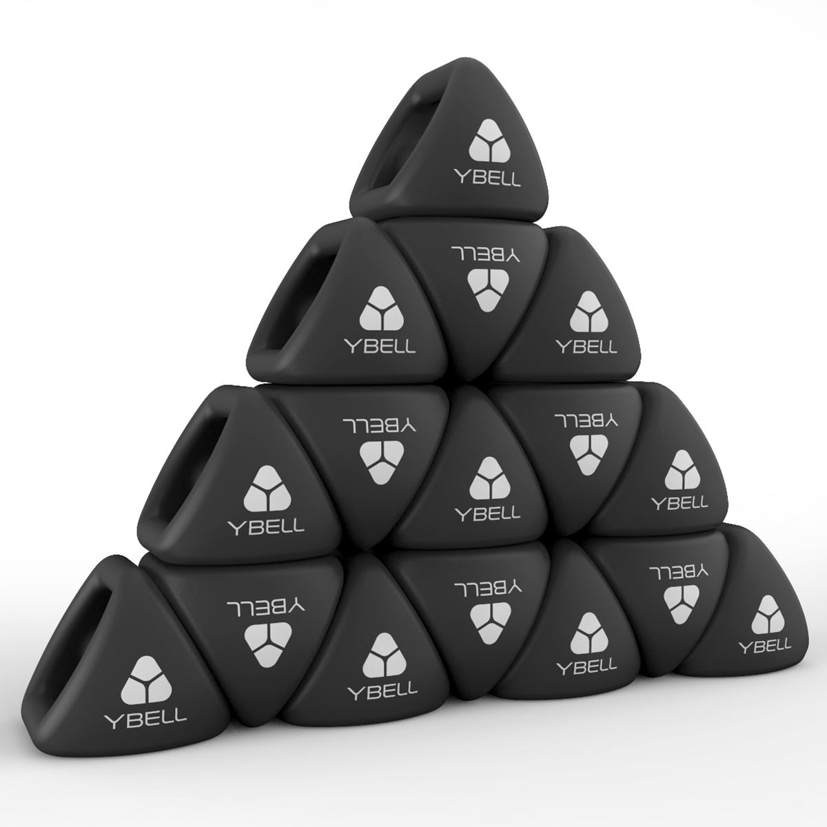  With a geometry based on an equilateral triangle, interesting things happen when you stack them. 