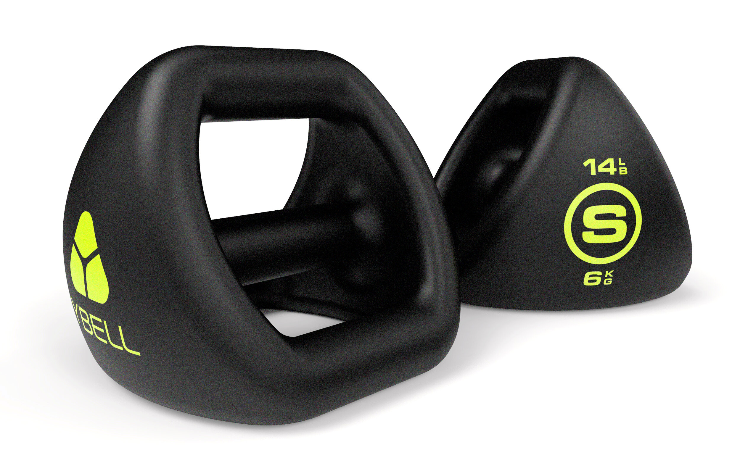  YBell Neo. Versatile, 4-in-1 exercise device with a non-slip neoprene surface. 