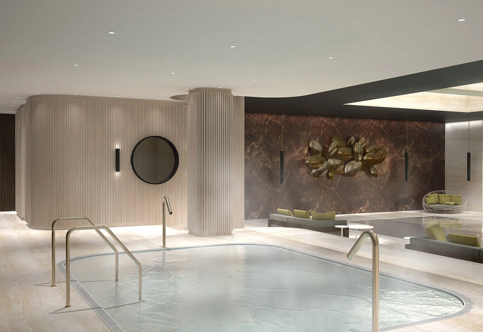 Luxury spa designed for Villa Zhao