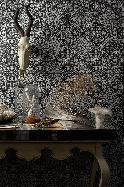 There is nothing shy or retiring about these monochrome Morrocan style tiles. And choosing to decorate with&nbsp;Morroccan tiles&nbsp;is often&nbsp;about making a statement, so why not? If you're going to do it, be bold.