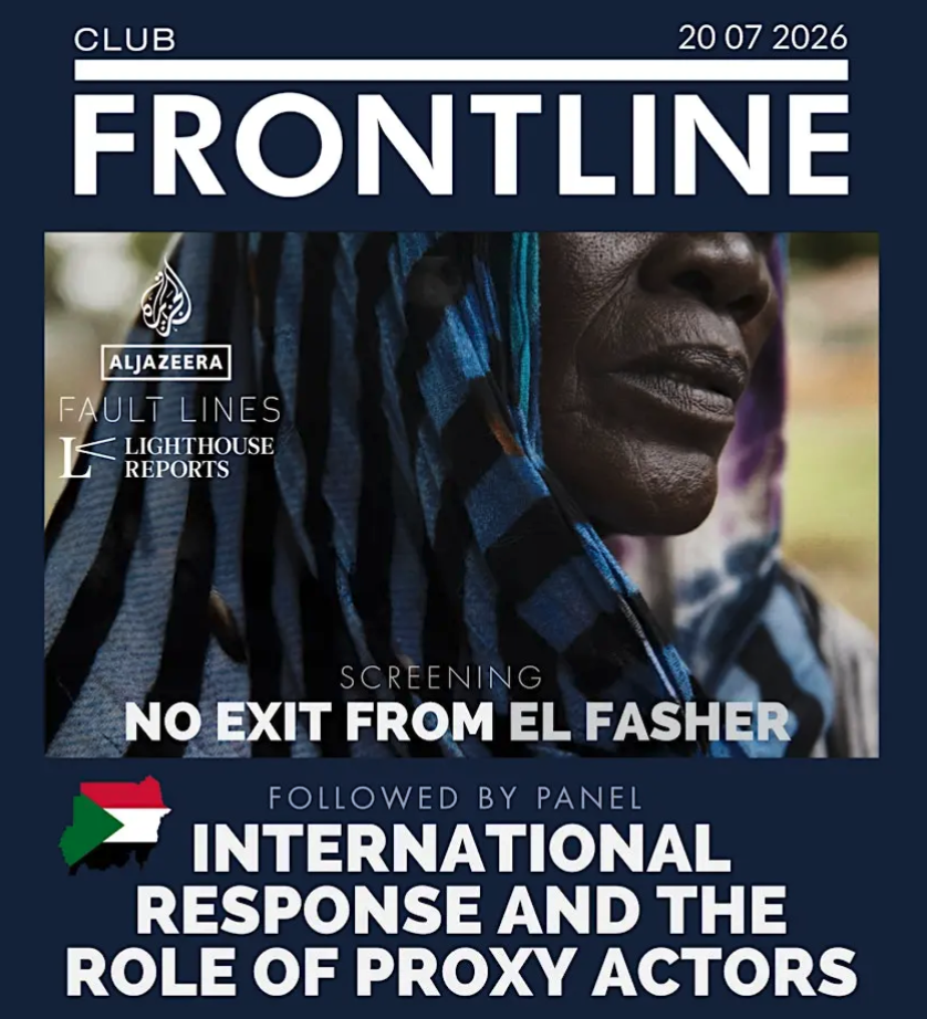 Screening + Q&A: Sudan, the Siege of El Fasher and Proxy Actors