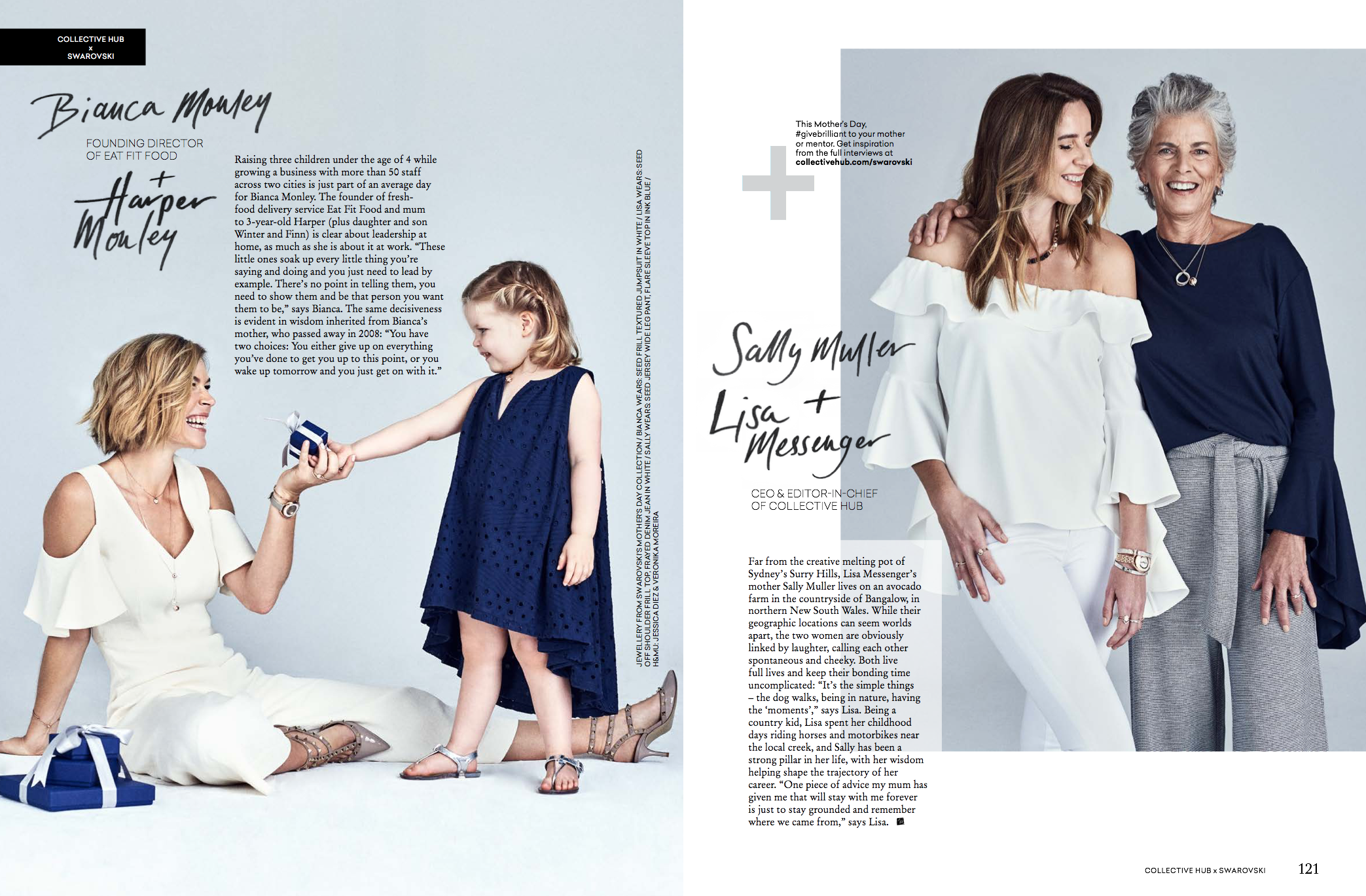 The Collective x Swarovski Mothers Day Editorial