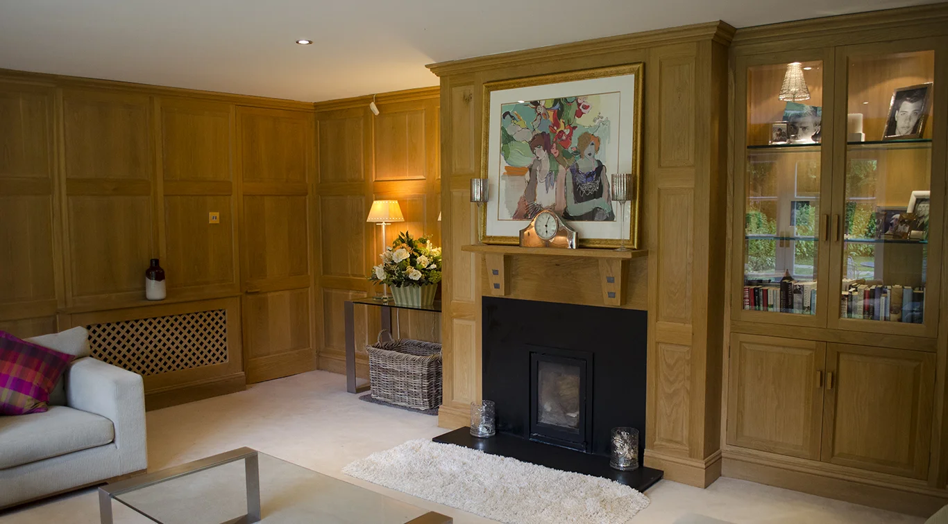 Oak panelled room