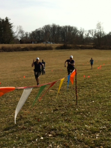 Check out the kick on Sandra & Kendra as they sprint toward the finish line after 8 hours and 31 miles of trails! Amazing...