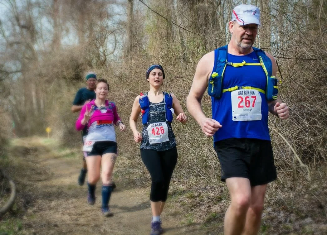 I'm #426, hot on the heels of my running pal Scott, trying catch all of his hilarious corny jokes. 