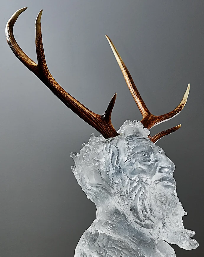 Daniel: Cast Glass 36x26x35cm  24kg