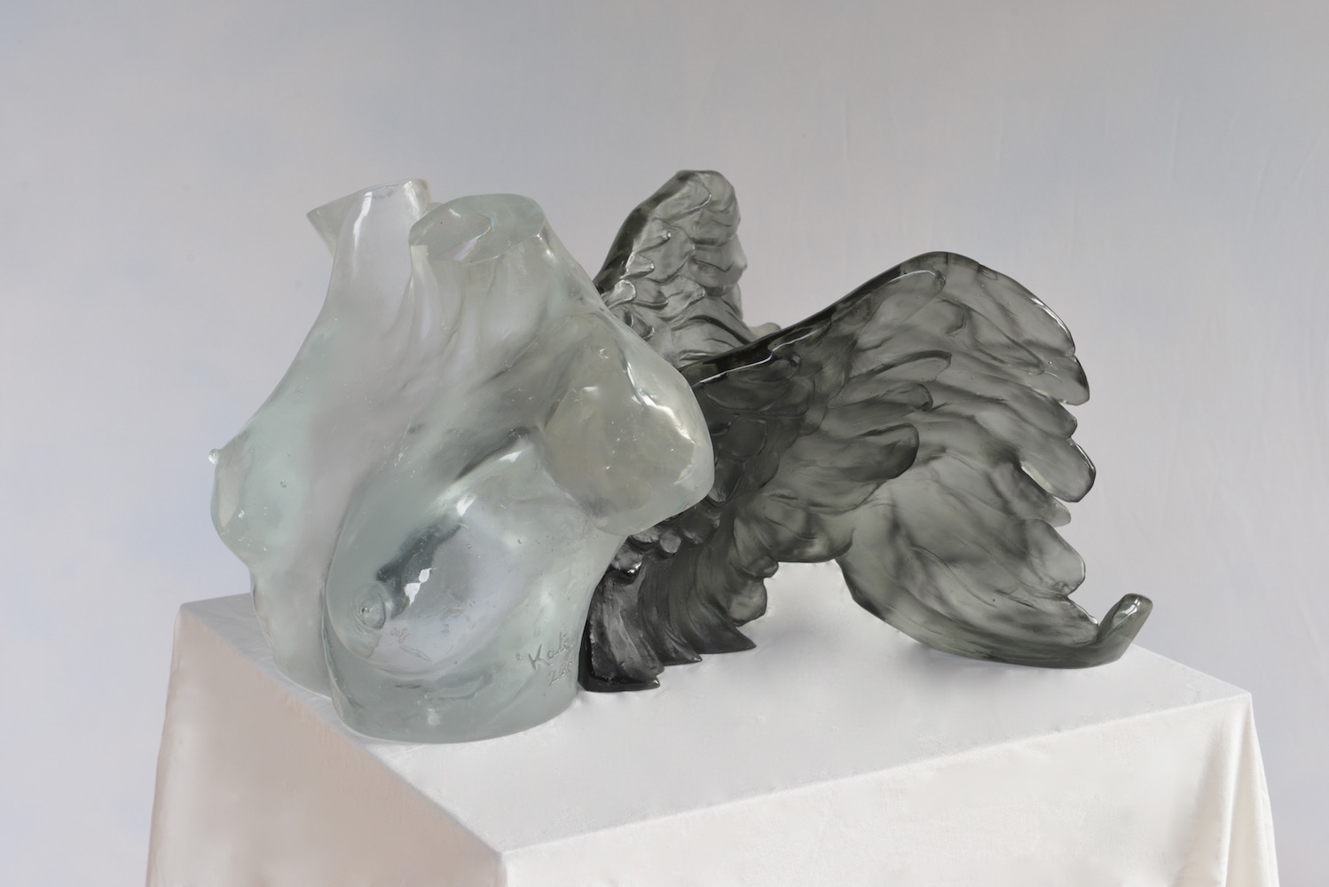 L'espoir de Bruxelles: Cast Glass 28x25x50cm