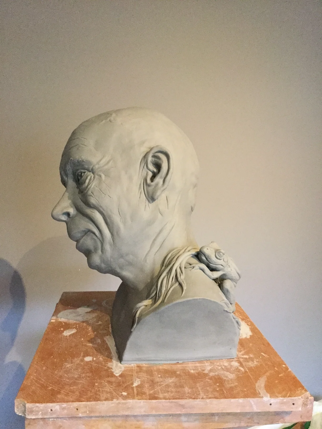 Vodník with Frog: In progress