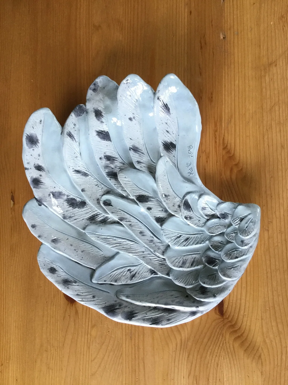 Wing Plate, Ceramic