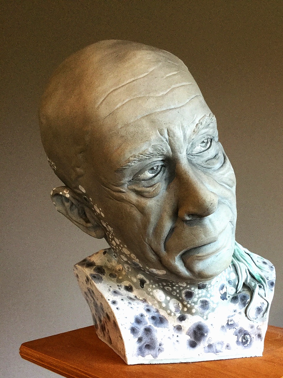 Vodník or Näcken with Frog, Ceramic