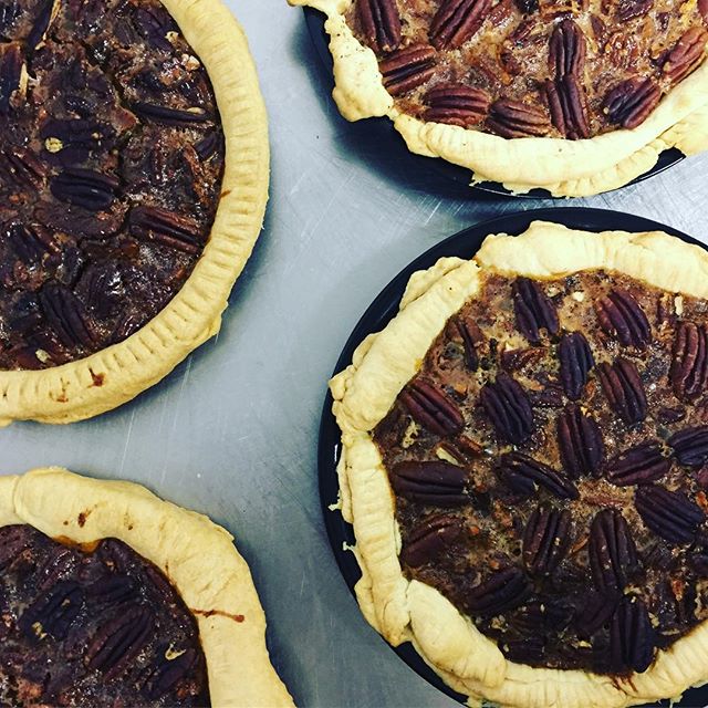 Pecan Pies on the menu today! 🥧