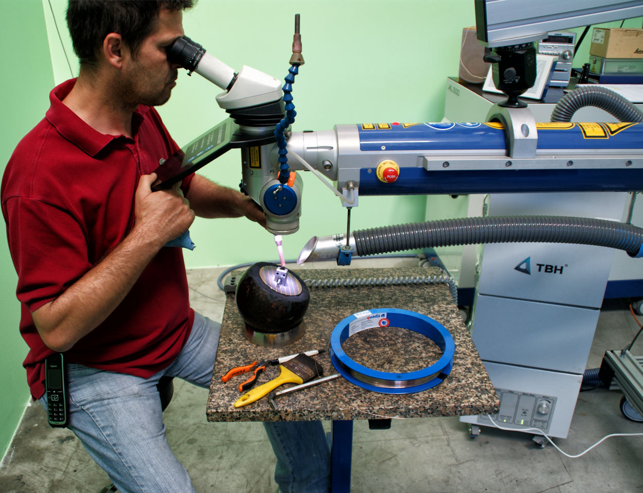 Welding with AL500 - ALPHA LASER - Detail