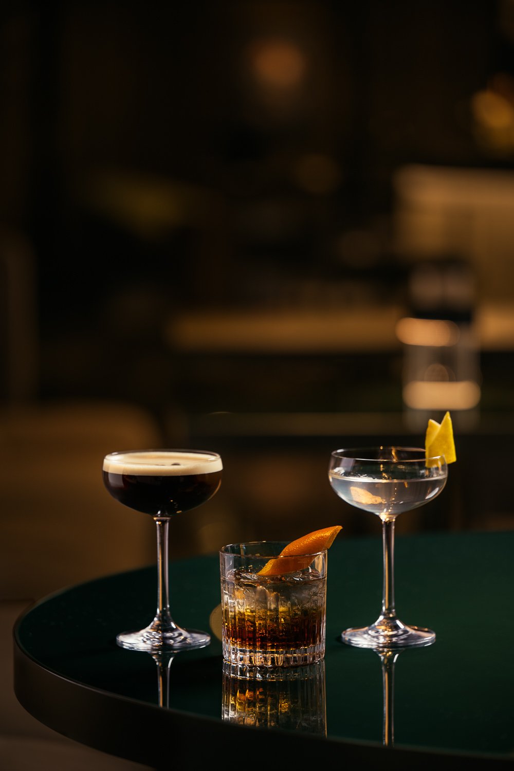 Trio of cocktails - A.Lounge AKA Hotel Alexandria