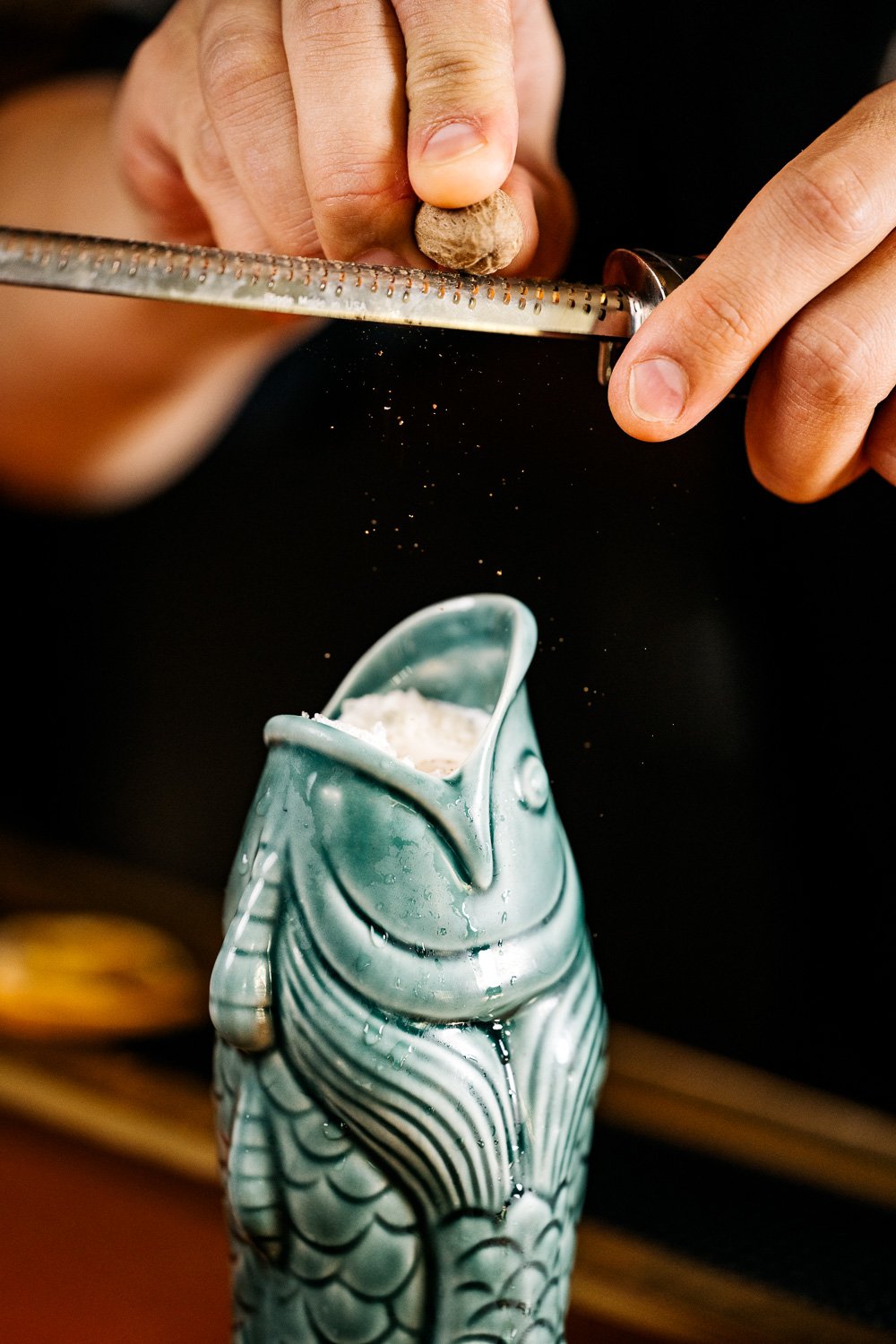 Shaving Nutmeg Into A Cocktail - The Quill
