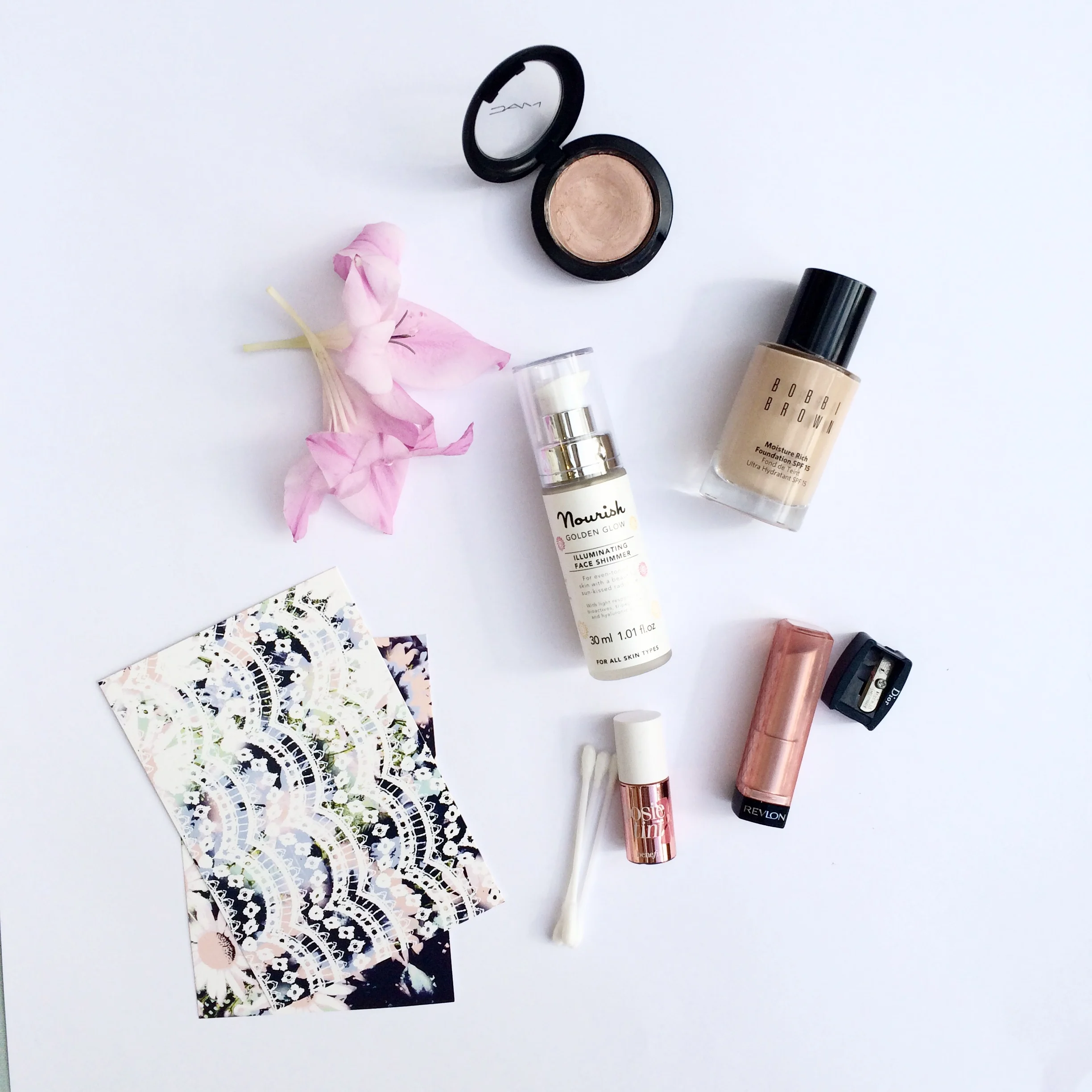 Golden Skin And Pink Hues