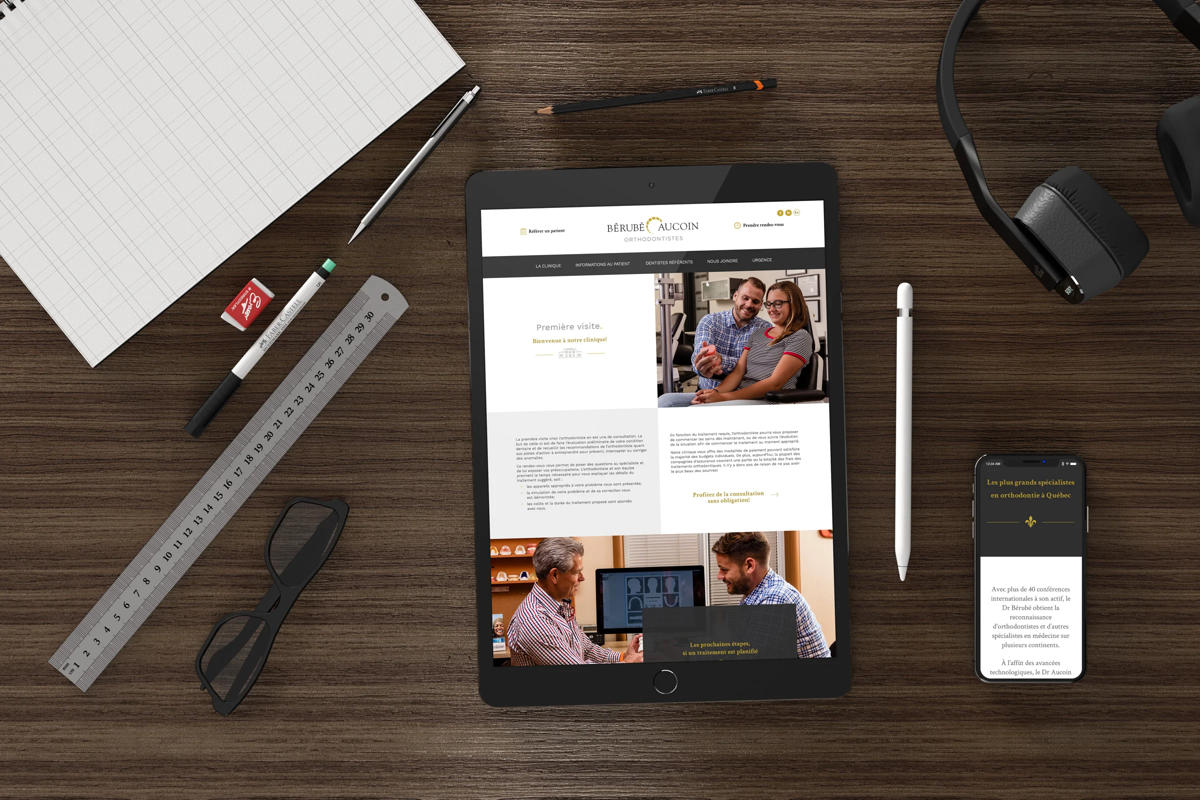Design Web adaptatif pour la clinique d’orthodontie de Québec