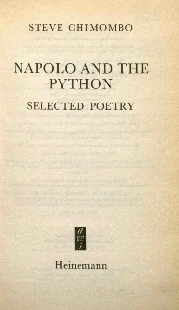 Napolo and the Python: Selected Poetry