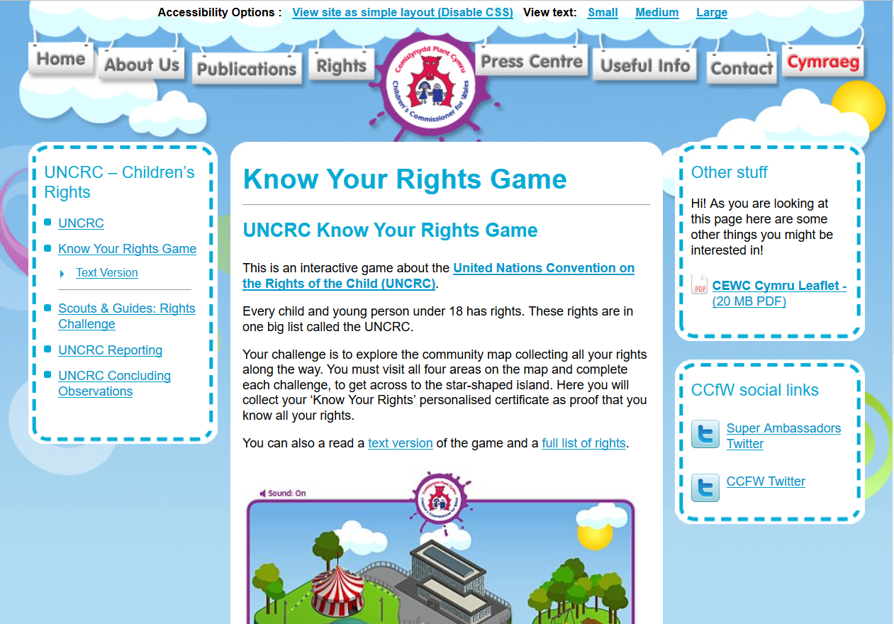 Know Your Rights Game