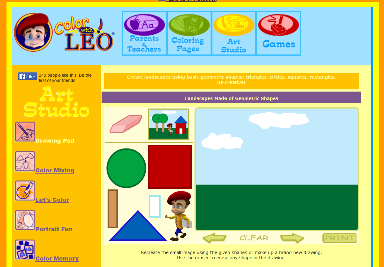 color with Leo