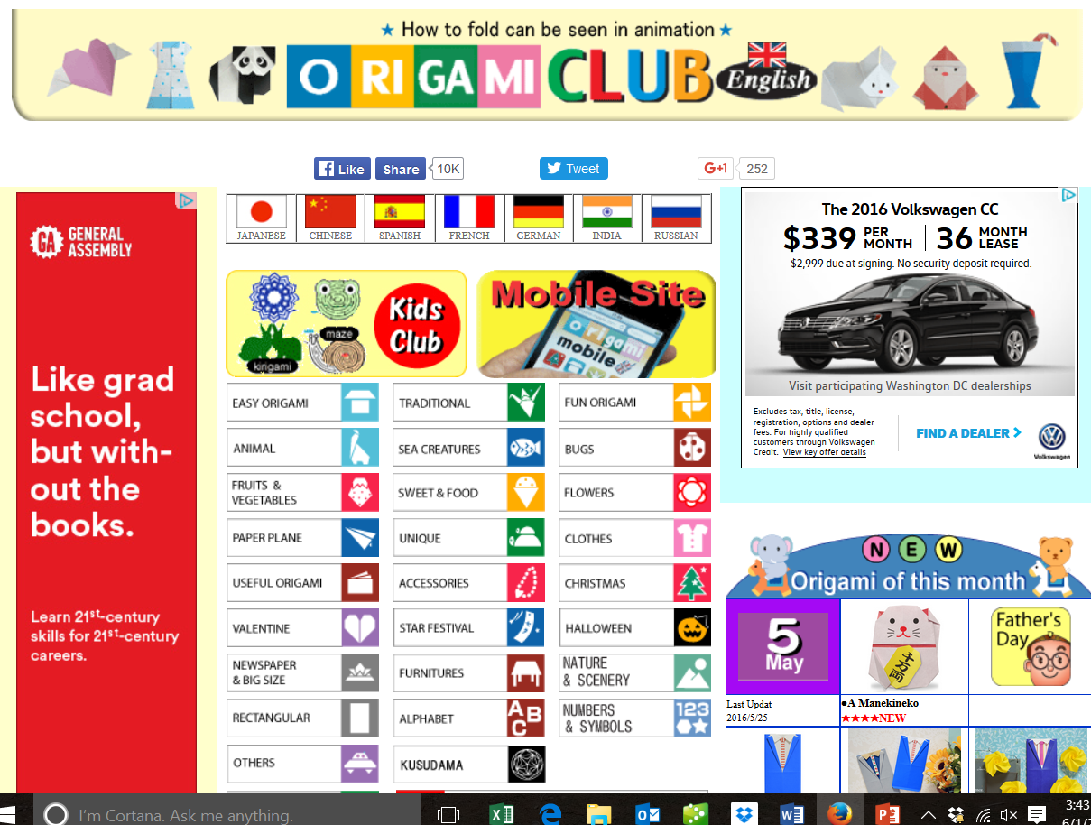 Origami Club