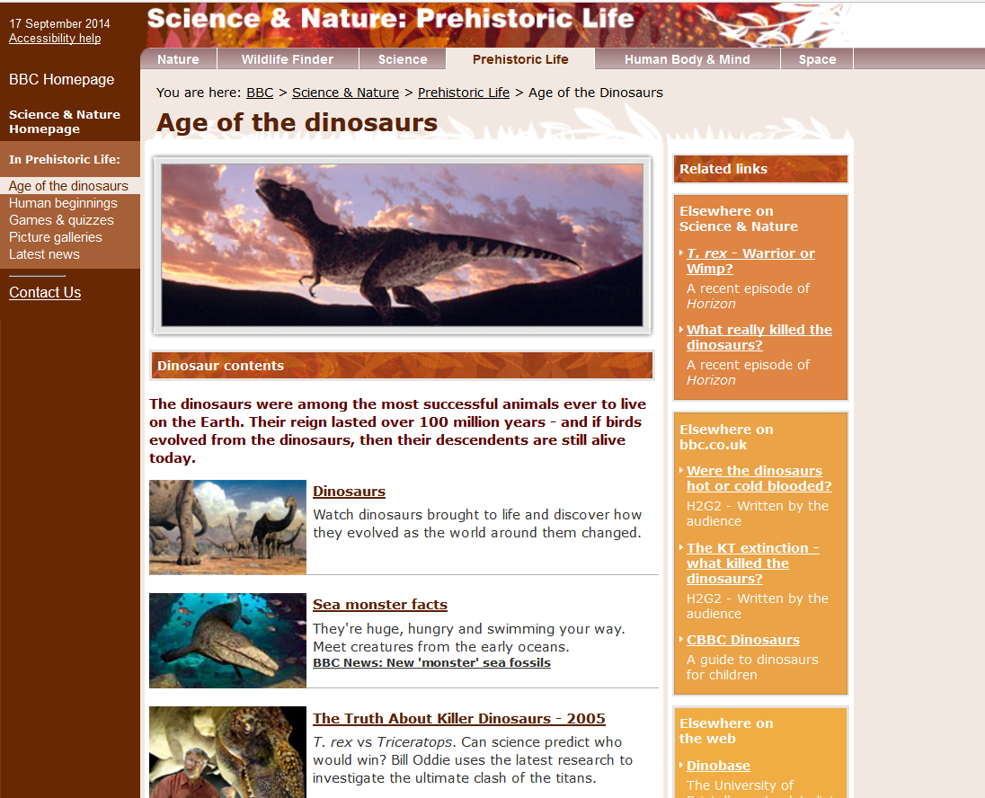 Age of the Dinosaurs