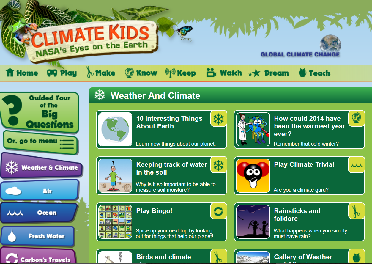 NASA's Climate Kids