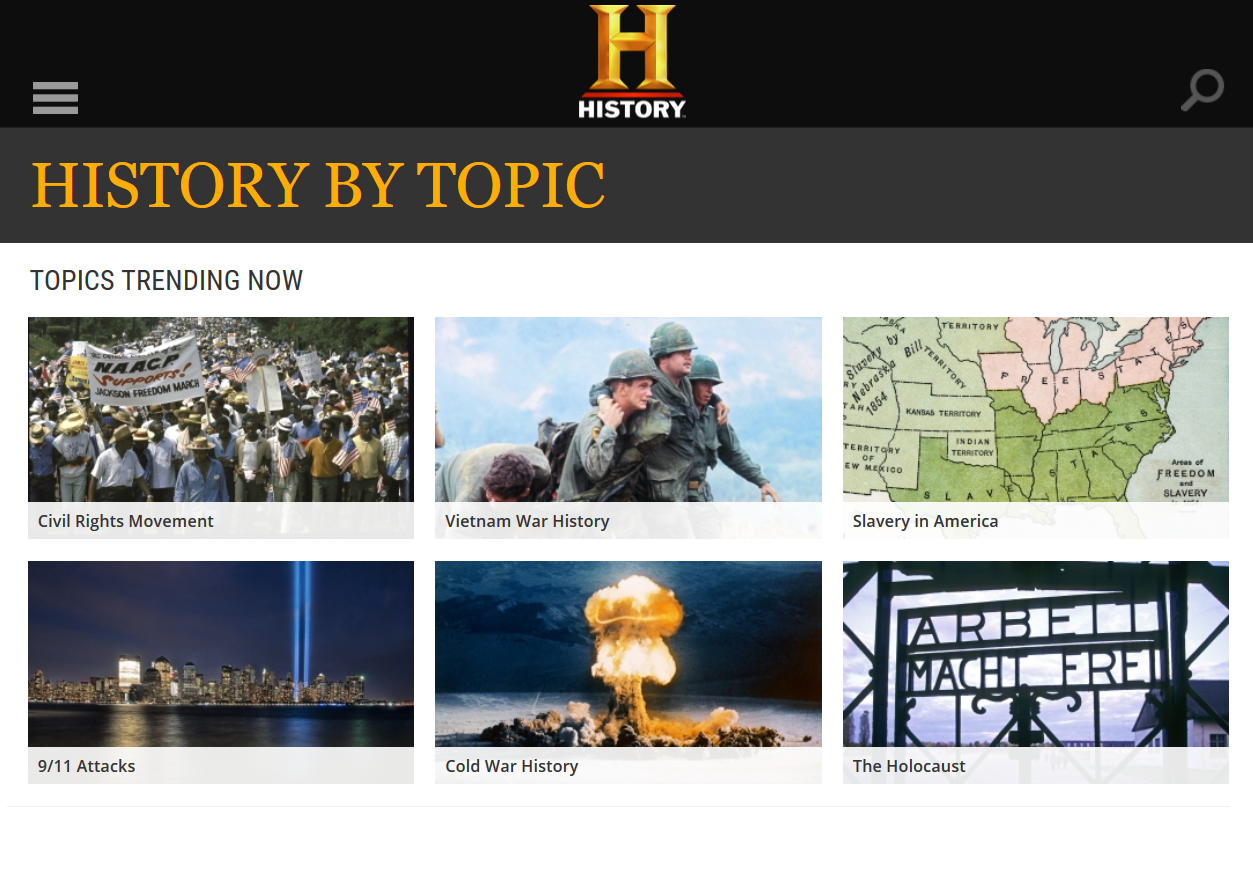 History by Topic