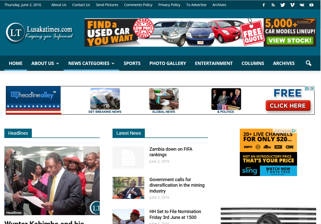 Lusaka Times