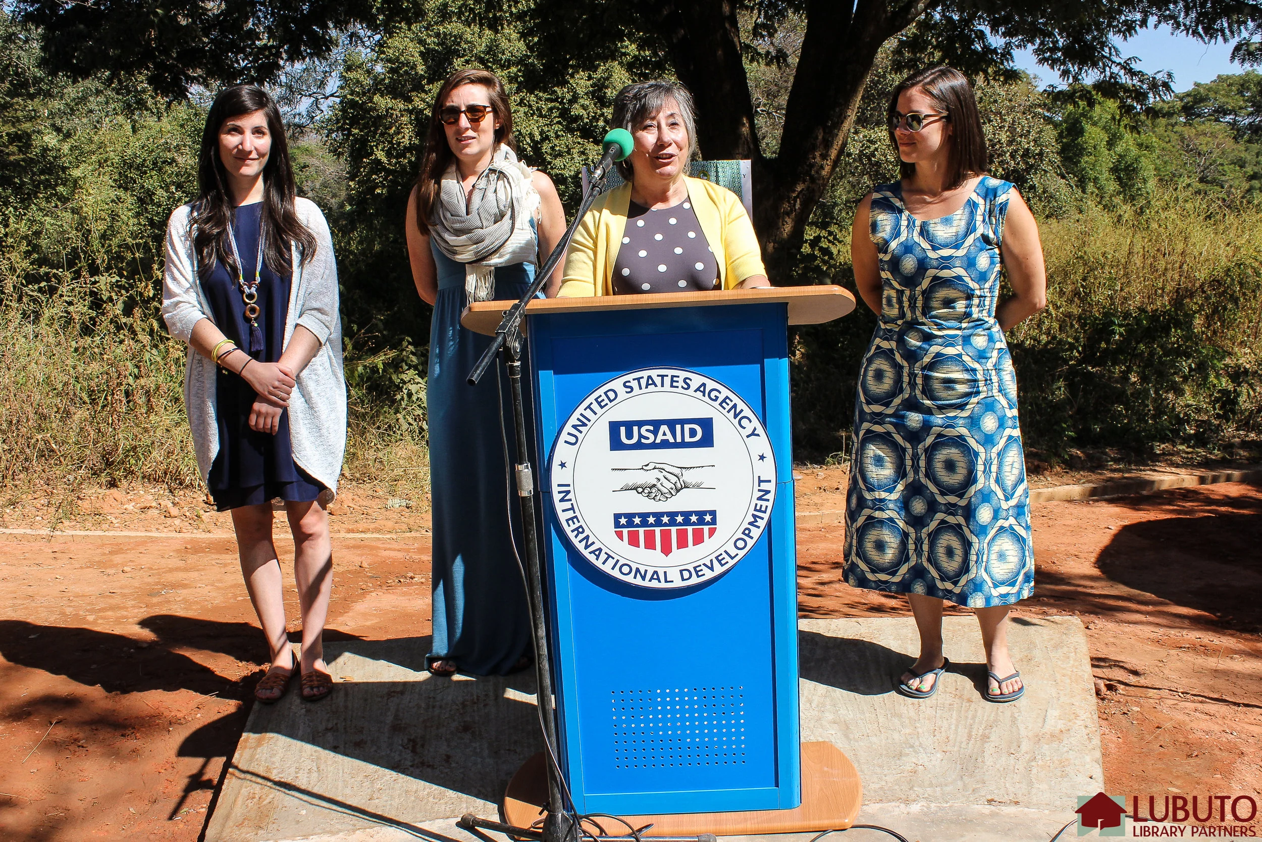    
  
 
  
  Flanked by her daughters,  Judie Feedham  also explained why she and her family are a part of Lubuto's work to make libraries that change children's lives.   
  
 Normal 
 0 
 
 
 
 
 false 
 false 
 false 
 
 EN-US 
 X-NONE 
 X-NONE 
 