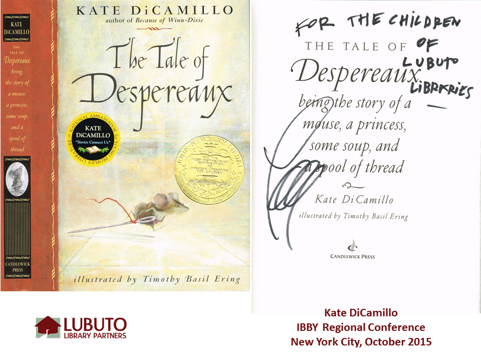 The Tale of Despereaux by Kate DiCamillo and Illustrated by Timothy Basil Ering