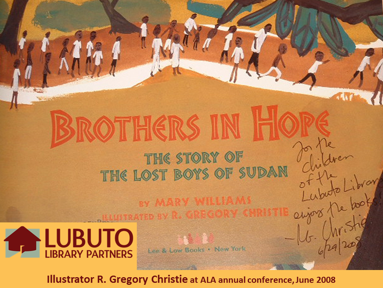 Brothers in Hope by Mary Williams and Illustrated by Gregory Christie