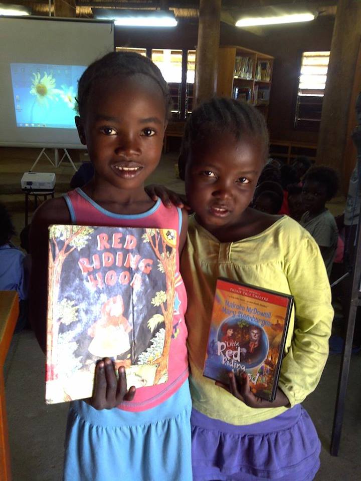 "My friend told me about movies at the library, but I didn't believe her. I'm so happy to be here!"