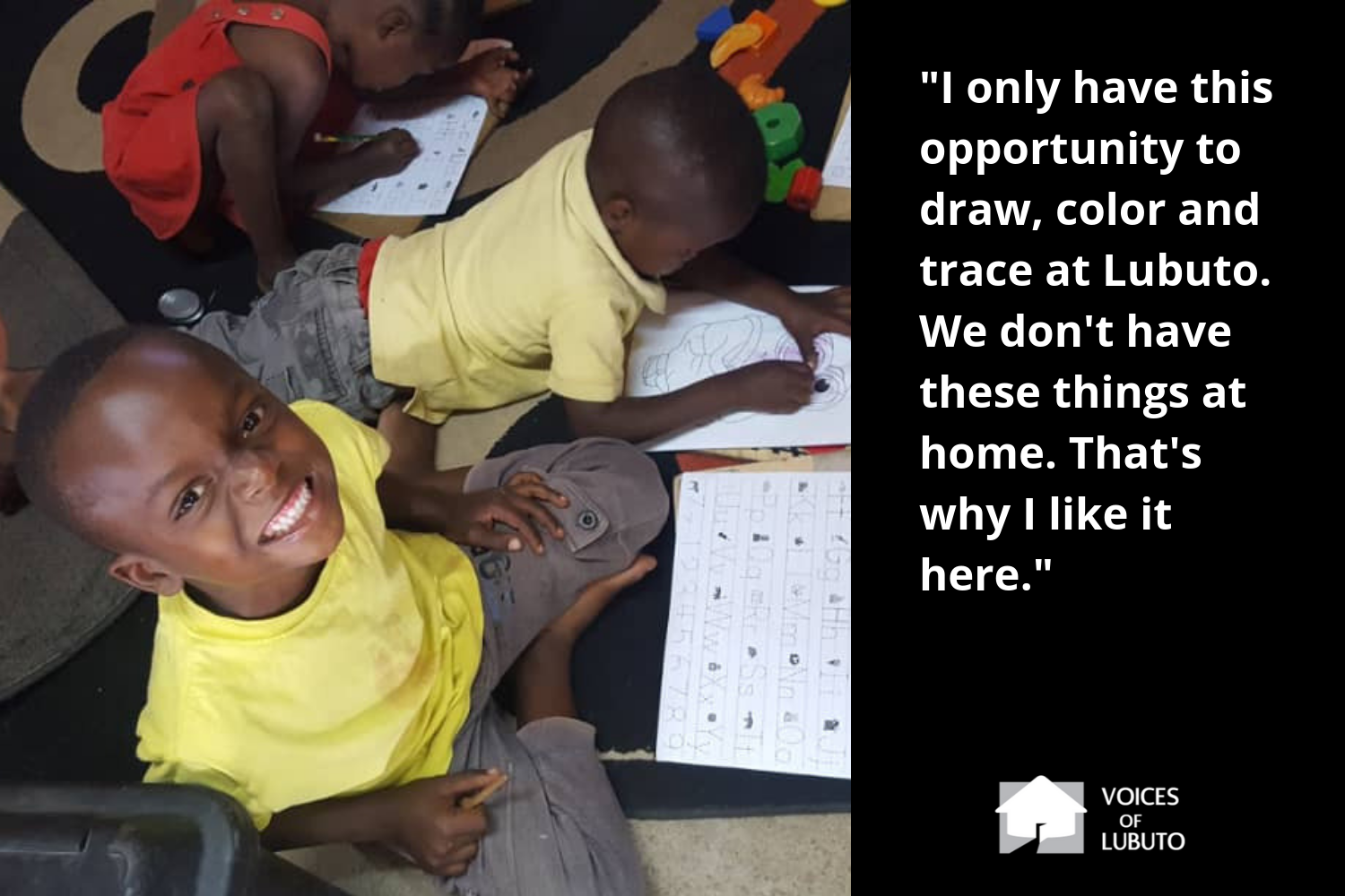 Why Lubuto? Because it's about libraries doing what good libraries do best: connecting children with the world through books, art, dance, drama, technology, and socialization.