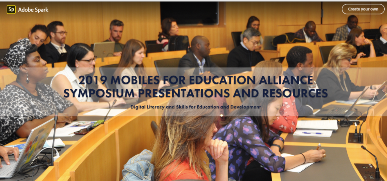 "2019 Mobiles for Education Alliance Symposium Presentations and Resources"