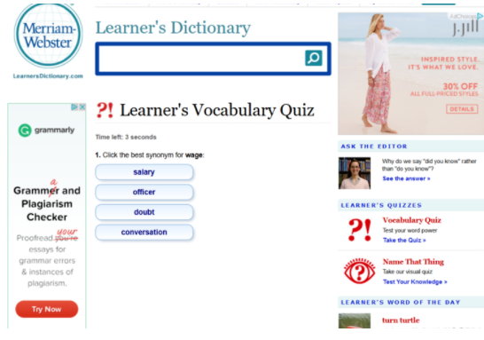 Merriam-Webster Learner's Dictionary