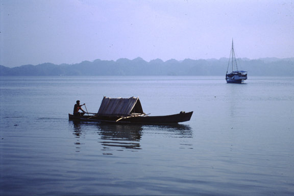 Boat Hut. West Papua Indonesia 1995 © Kalman N. Muller