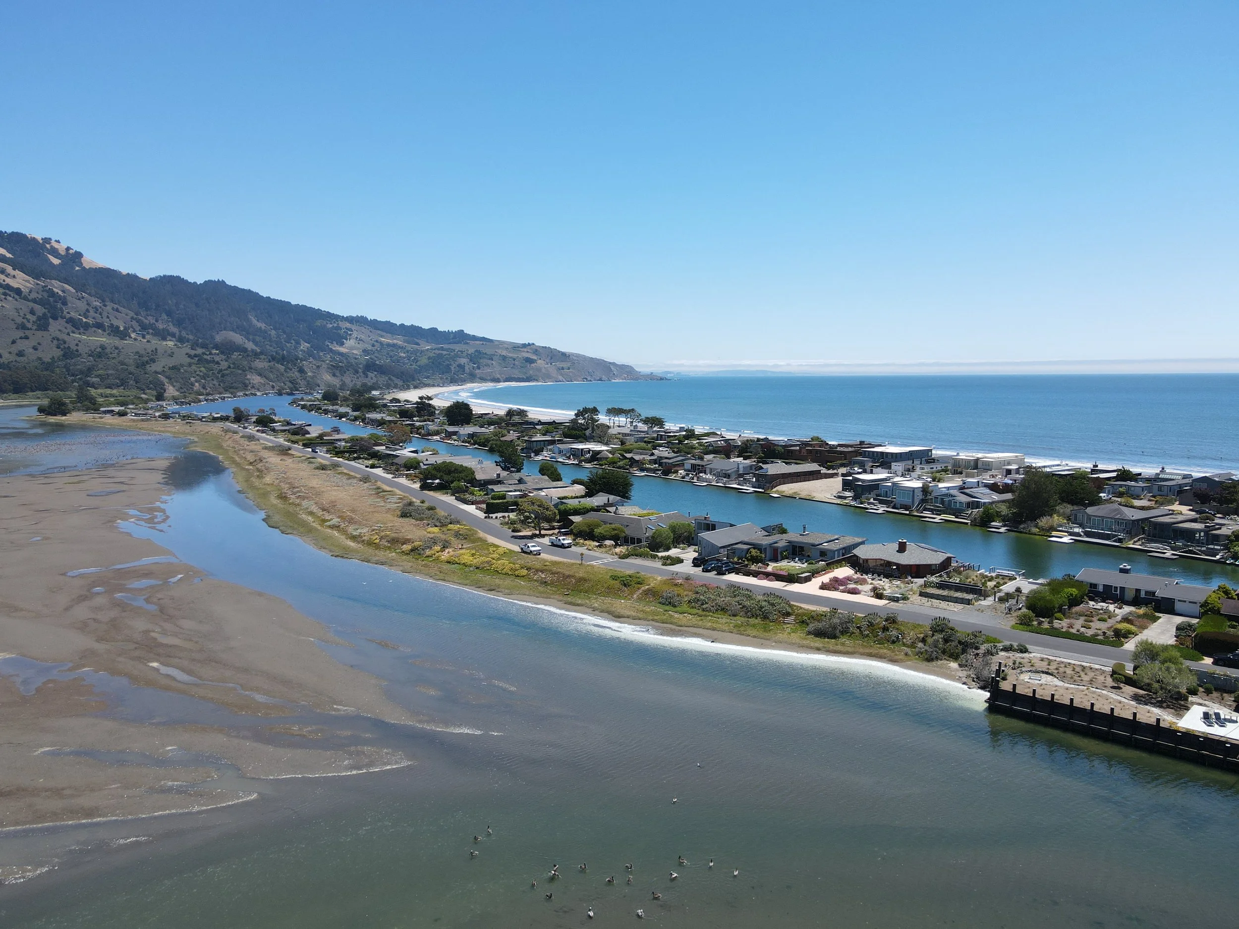 Stinson Beach, over Bolinas Lagoon