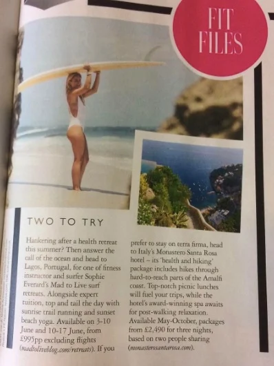 MAD TO LIVE RETREATS IN GRAZIA MAGAZINE!