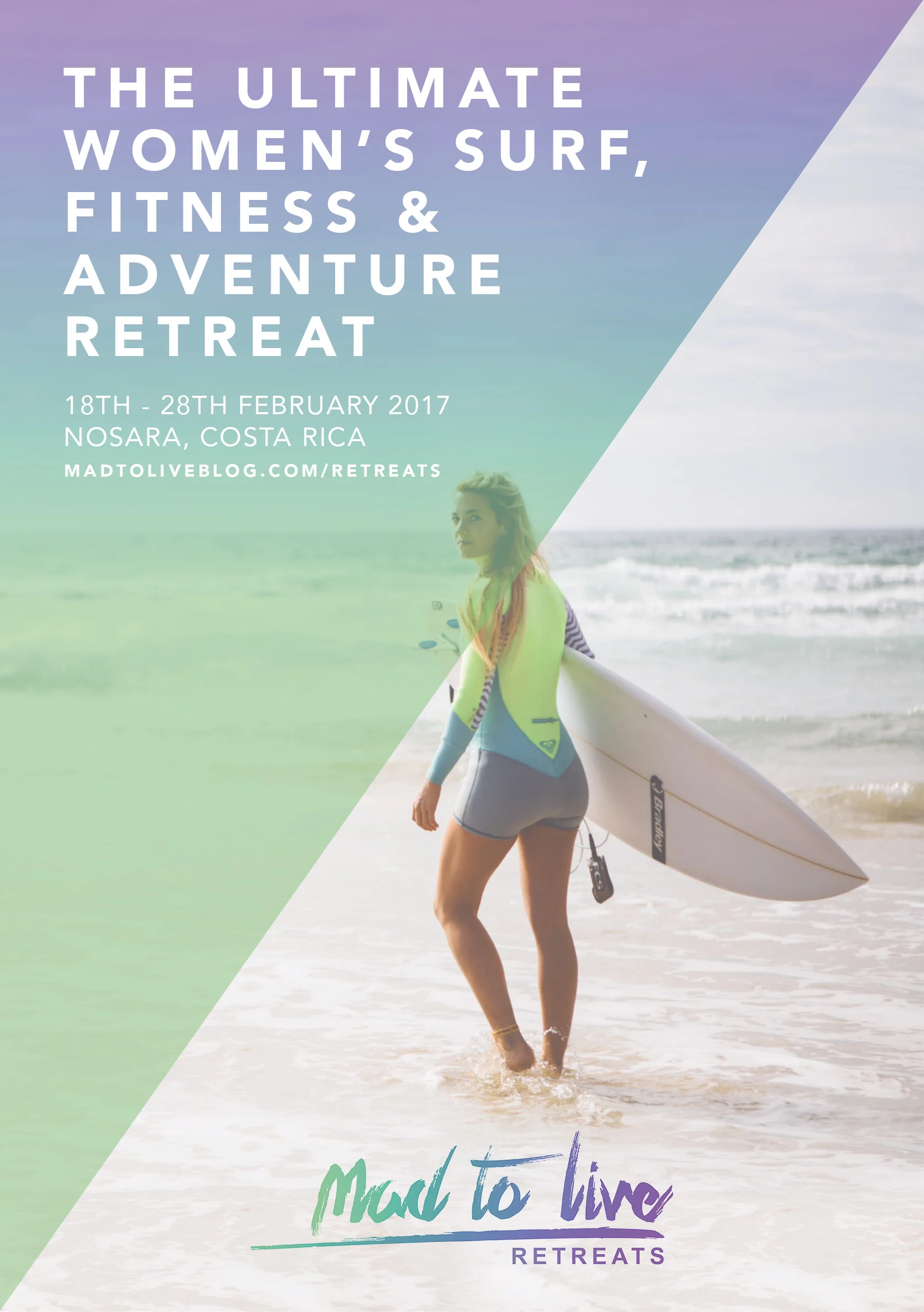 MAD TO LIVE RETREATS COSTA RICA ANNOUNCED!