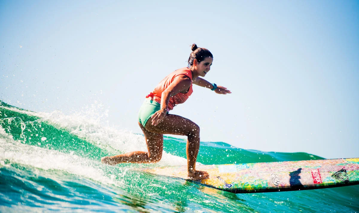 CHLOE CALMON CROWNED WINNER OF THE DEBUT WSL LONGBOARD TOUR IN NOOSA, AUSTRALIA