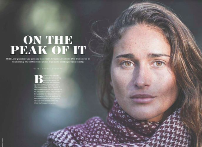 INTERVIEW WITH BIG WAVE SURFER MICHELLE DES BOUILLONS FOR SURFGIRL