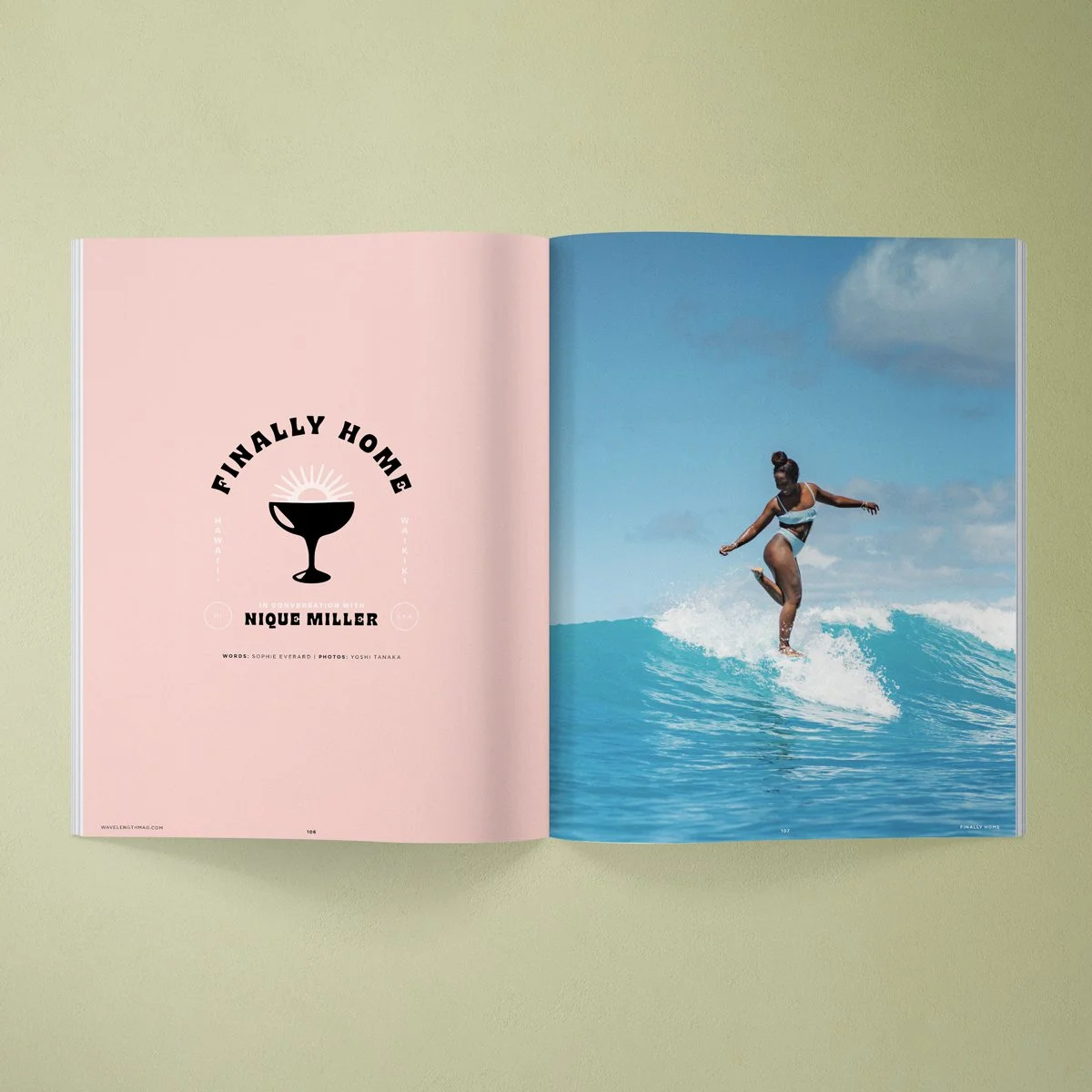 FINALLY HOME: NIQUE MILLER for Wavelength Magazine