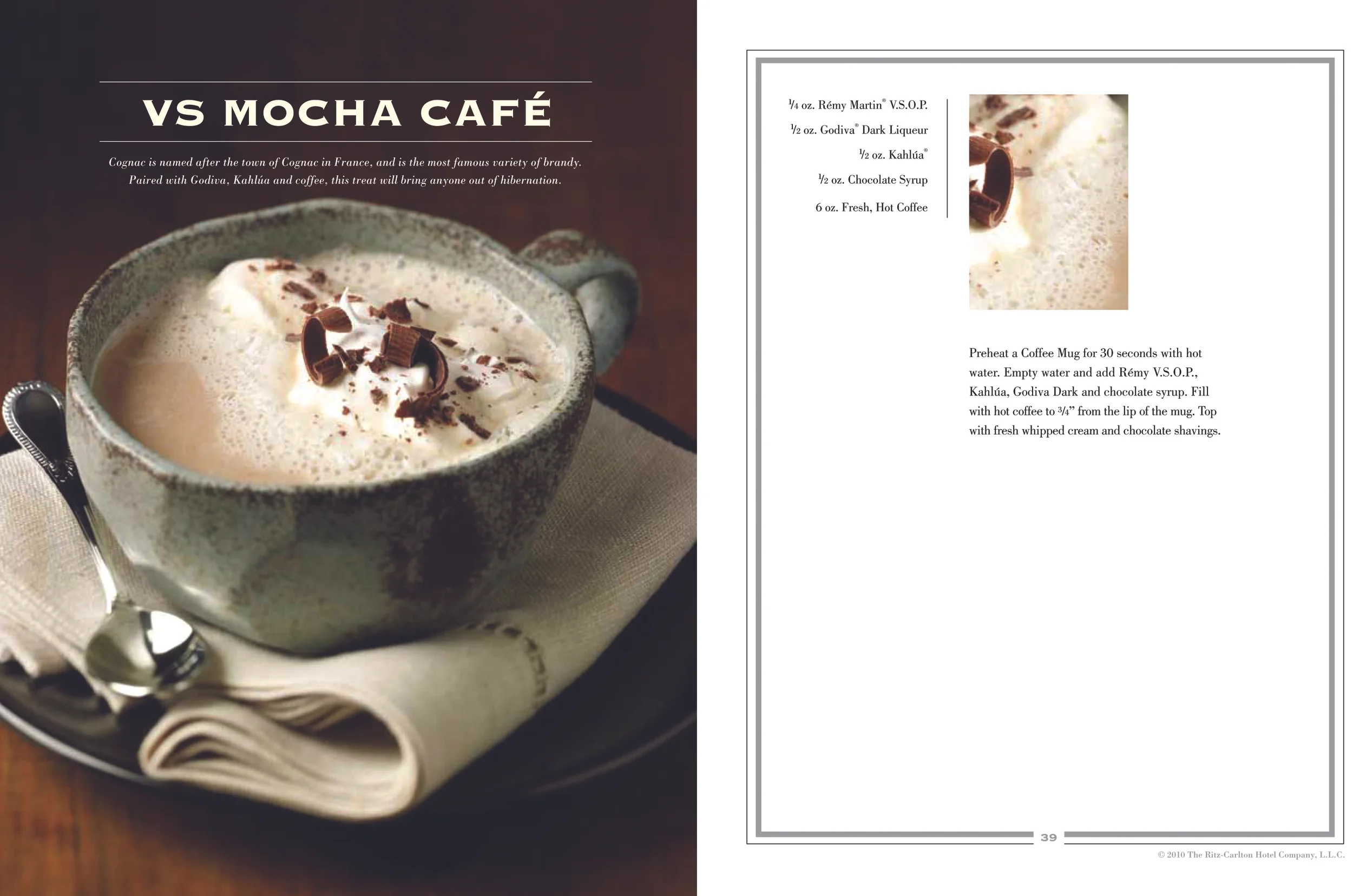 The Ritz-Carlton Classic Dessert inside spread