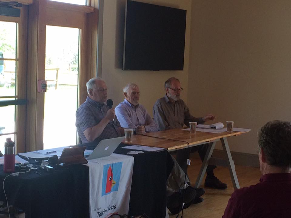 After the show, Wayne Petersen, Brian Harrington, and Trevor Lloyd-Evans hosted a panel discussion titled "Climate Change: Listen To What The Birds Are Telling Us".