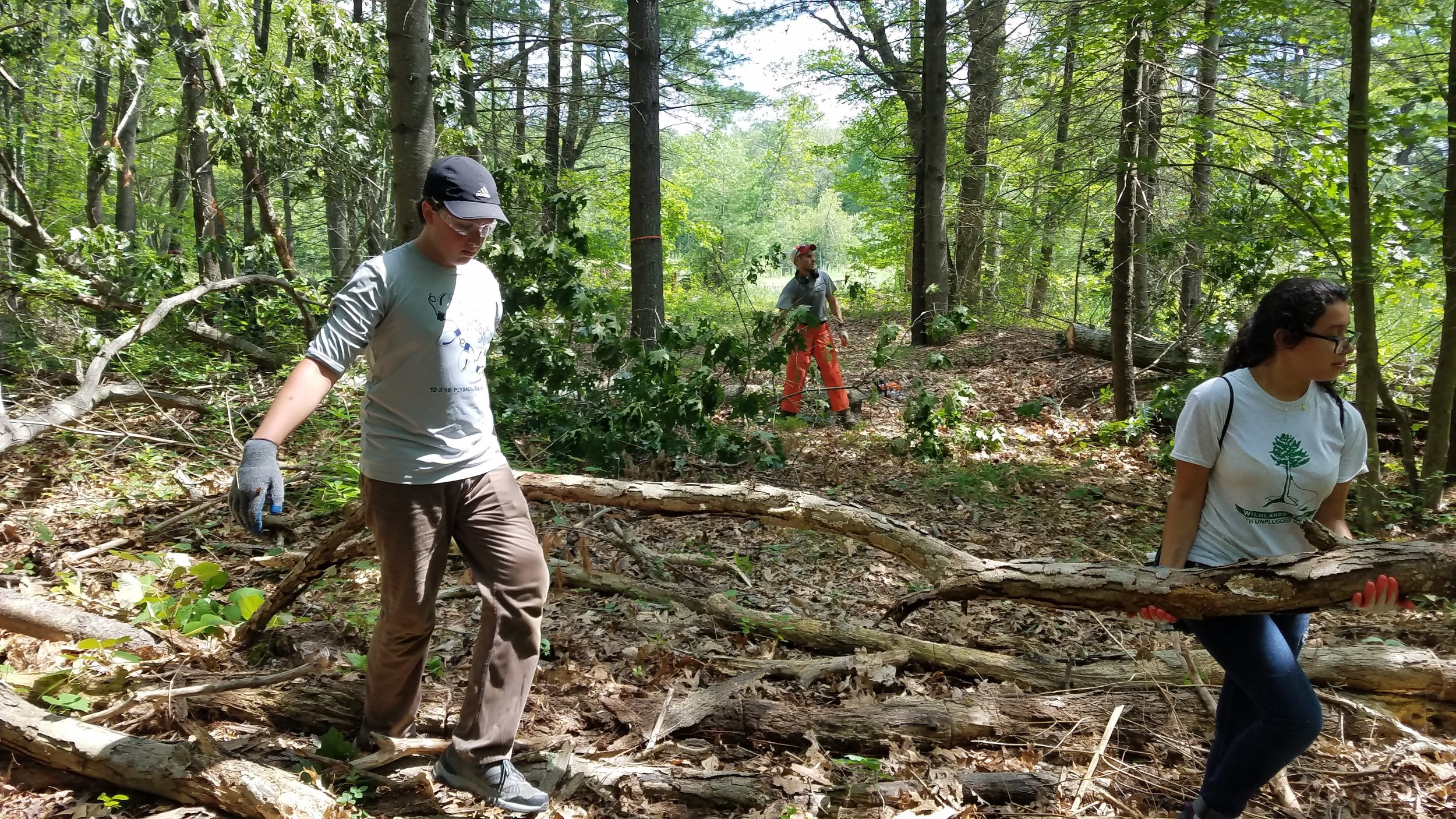 Day Three: Trail building at Union Point, Weymouth
