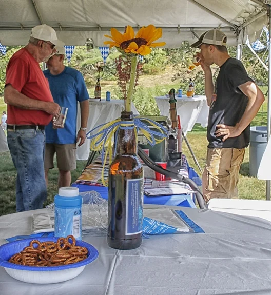 IndieFerm Beer was pouring all afternoon under the Beer Tent