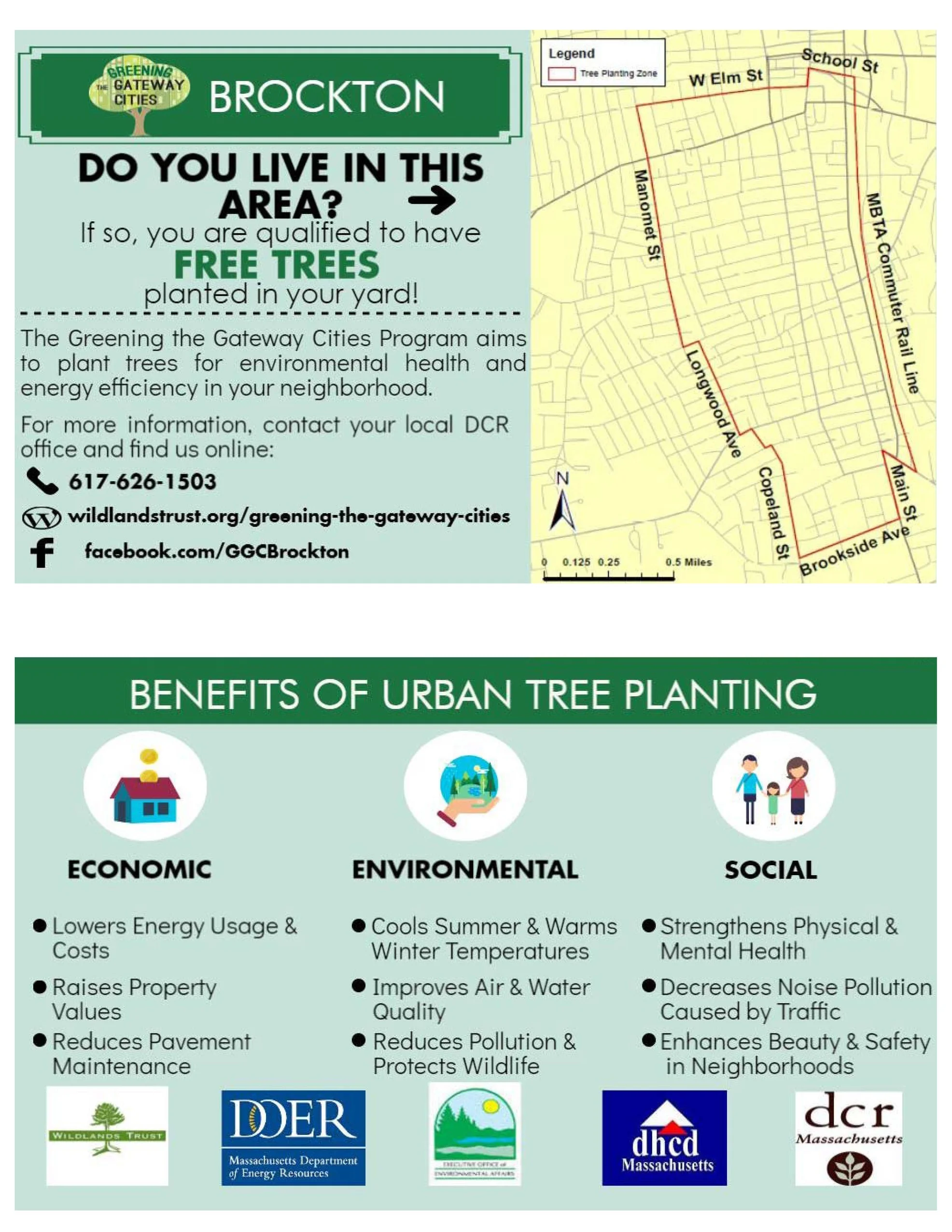 A GGCP flyer (in English) that students helped translate into Portuguese and Cape Verdean Creole.